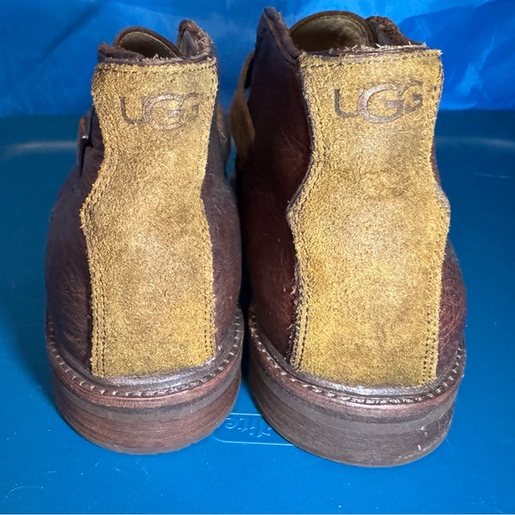 Ugg Australia “Graham” Brown Ankle Boots with Buckle - Size 8 - Picture 6 of 14